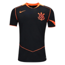 Camisa Corinthians III 25/26 - Torcedor Masculina - Preta com Laranja