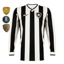 Camisa Botafogo Home 24/25 Manga Longa - Preta e Branca
