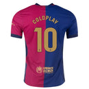Camisa Barcelona Edição Especial ColdPlay 24/25 - Azul e Vermelha