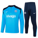 Conjunto Agasalho Treino Chelsea 24/25 - Azul