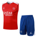 Conjunto PSG Treino Regata 24/25 - Vermelho