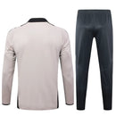 Conjunto Agasalho Treino Real Madrid 24/25 - Cinza Claro