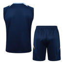 Conjunto Real Madrid Treino Regata 24/25 - Azul Escuro