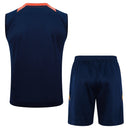 Conjunto Manchester United Treino Regata 24/25 - Azul Escuro