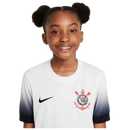 Conjunto Infantil Corinthians I 24/25 - Branco e Preto